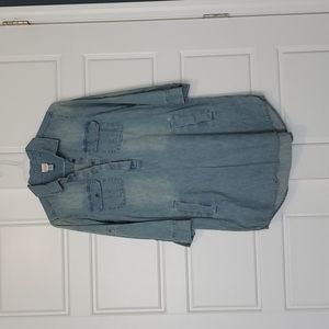 Blue midi Jean dress size M